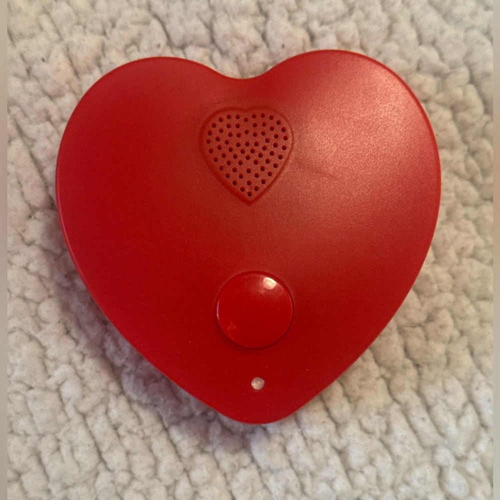 🏷️ Heart Shaped Voice Recorder – 5 Minute Recordable Message Box Gift